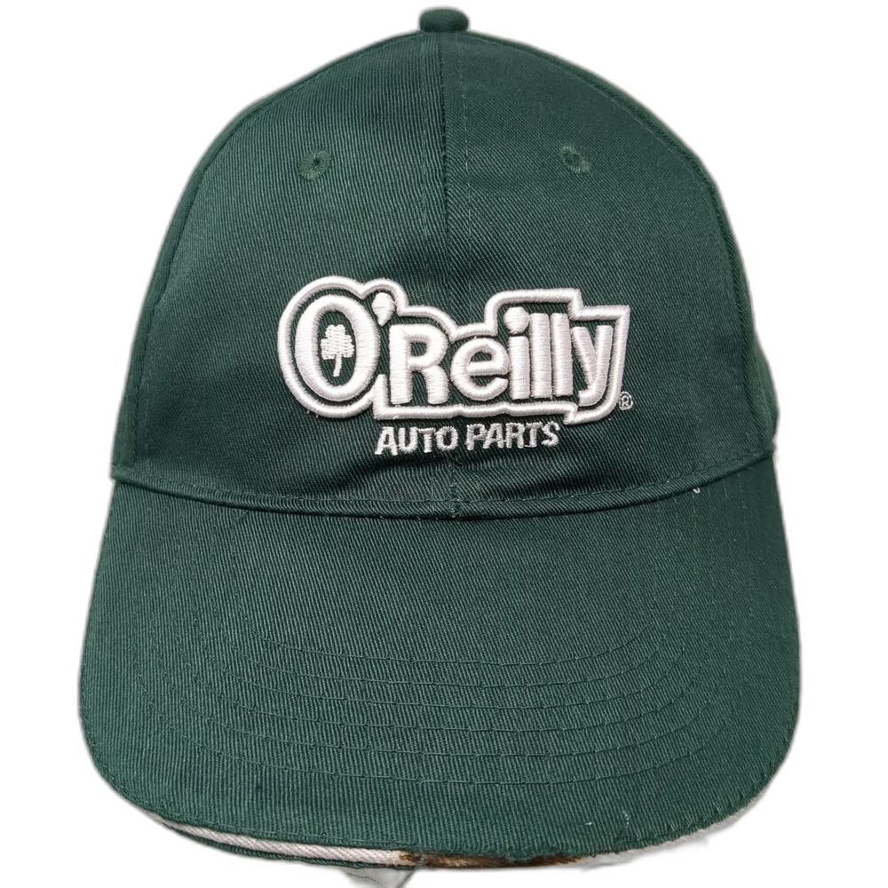 O'Reilly Baseball Cap Green One Size Strapback Auto Parts Embroidered Logo Hat